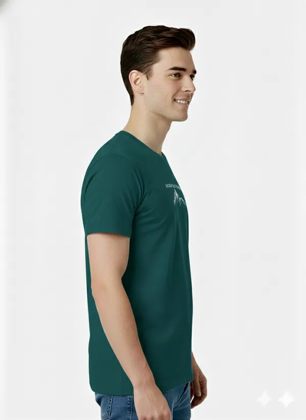 Green_Cotton_Premium_Mountain_Graphic_Tshirt_For_Men