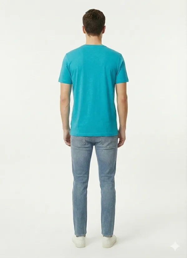 Sky_Blue_Cotton_Premium_Mountain_Graphic_Tshirt_For_Men