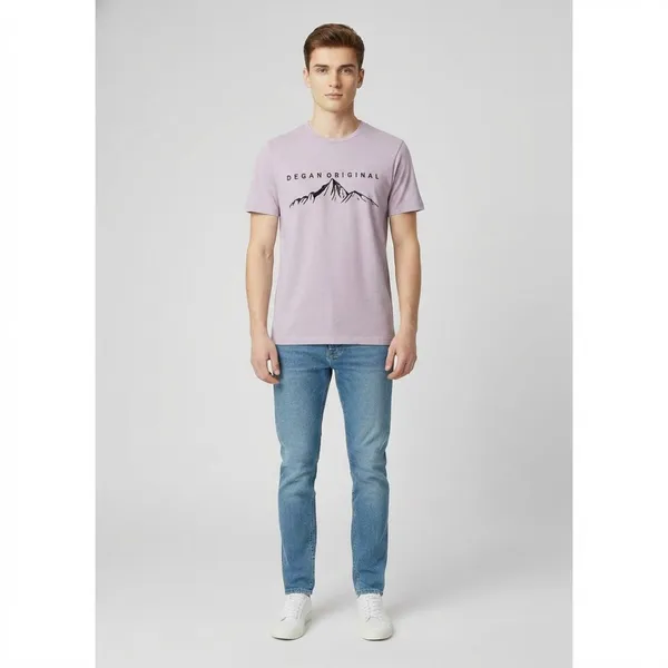 Violet_Cotton_Mountain_Graphic_Tshirt_For_Men