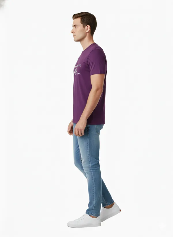 Purple_Cotton_Premium_Mountain_Graphic_Tshirt_For_Men