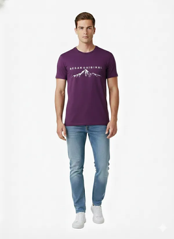 Purple_Cotton_Premium_Mountain_Graphic_Tshirt_For_Men