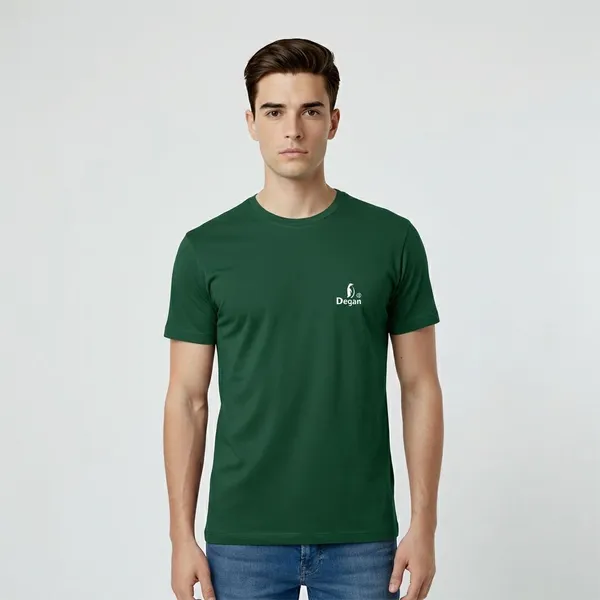 Green_Cotton_Printed_Tshirt_For_Men