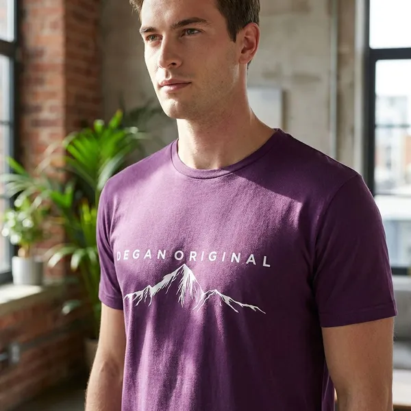 Purple_Cotton_Premium_Mountain_Graphic_Tshirt_For_Men