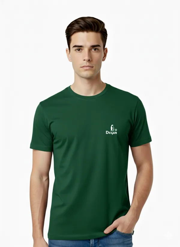 Green_Cotton_Printed_Tshirt_For_Men