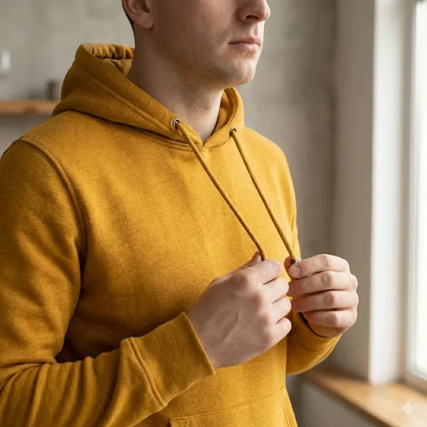 Yellow_Cotton_Hoodie_For_Men