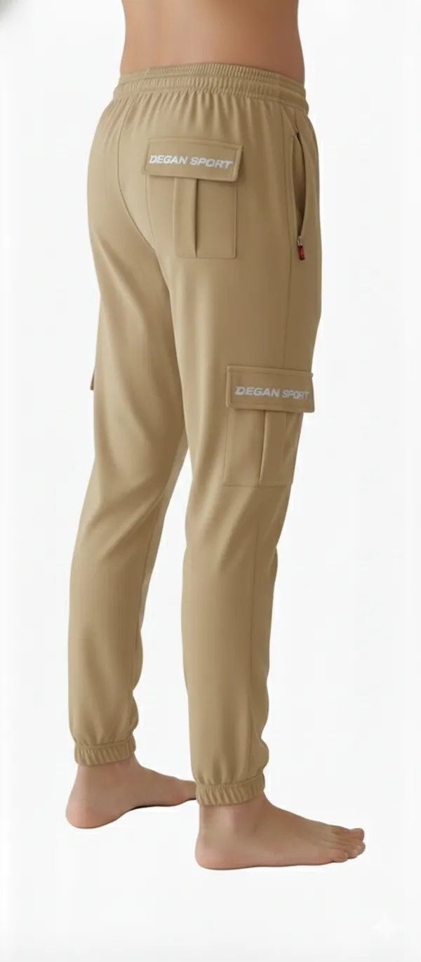Dark_Cream_Cotton_Twill_Cargo_Trouser_For_Men