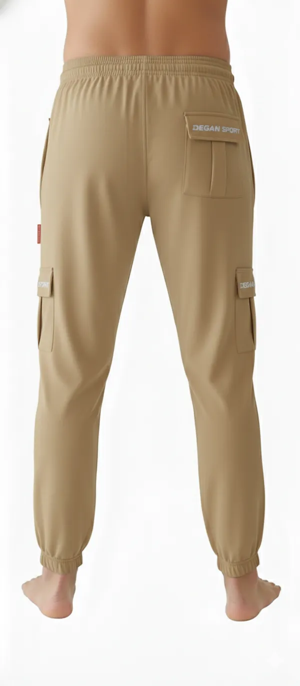 Dark_Cream_Cotton_Twill_Cargo_Trouser_For_Men