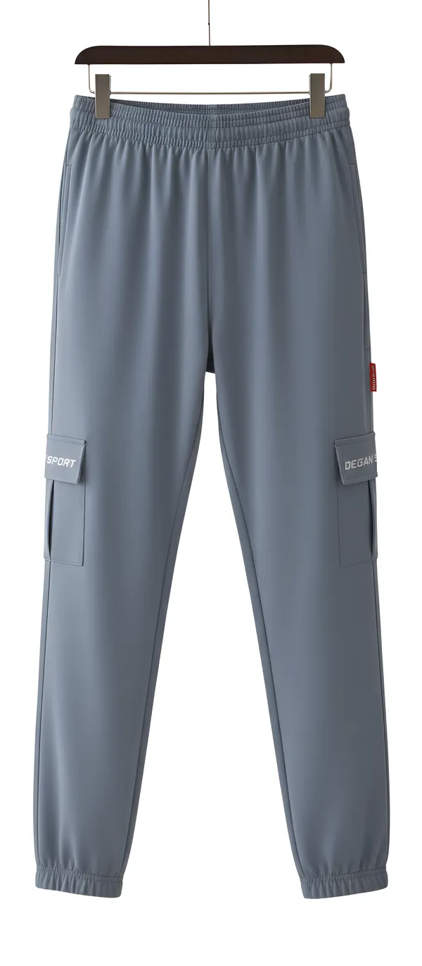 Blue_NS_Lycra_Cargo_Trouser_For_Men