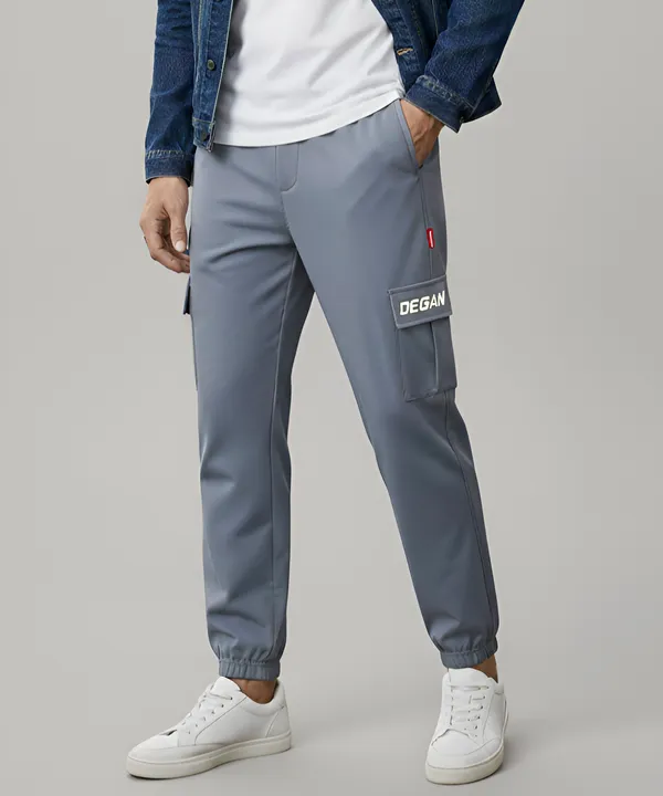 Blue_NS_Lycra_Cargo_Trouser_For_Men