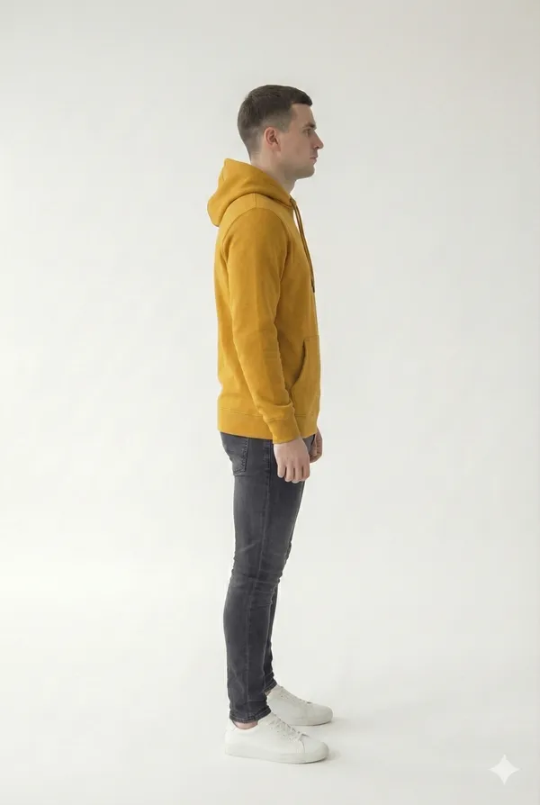 Yellow_Cotton_Hoodie_For_Men