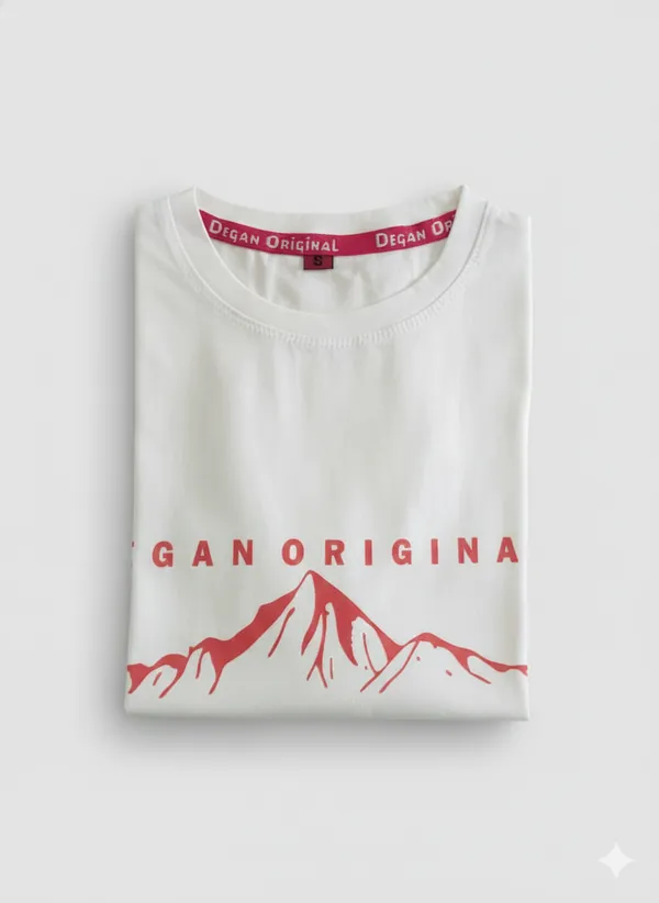 White_Cotton_Premium_Mountain_Graphic_Tshirt_For_Men