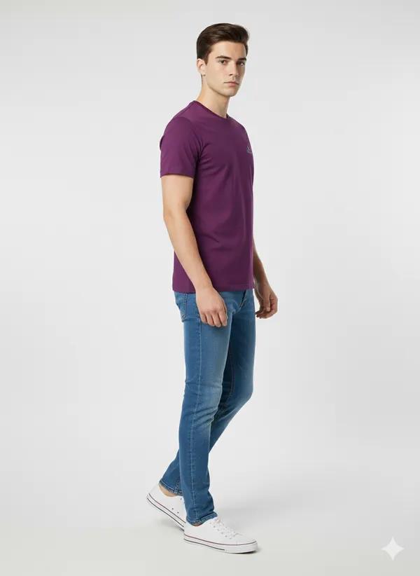 Purple_Cotton_Printed_Tshirt_For_Men