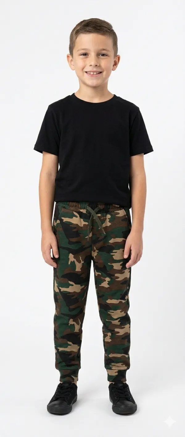Dark_Green_Cotton_Camouflage_Trouser_For_Kids