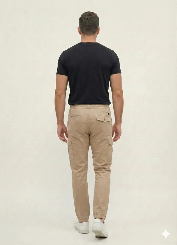 Cream_Cotton_5_Pocket_Trouser_For_Men