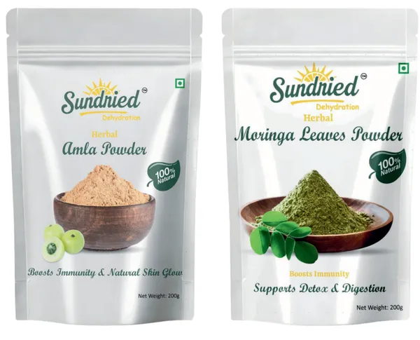 Natural_Amla_And_Moringa_Powder_(Pack_Of_2)