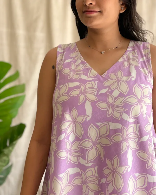 Lavender_Cotton_Premium_Dress_For_Women