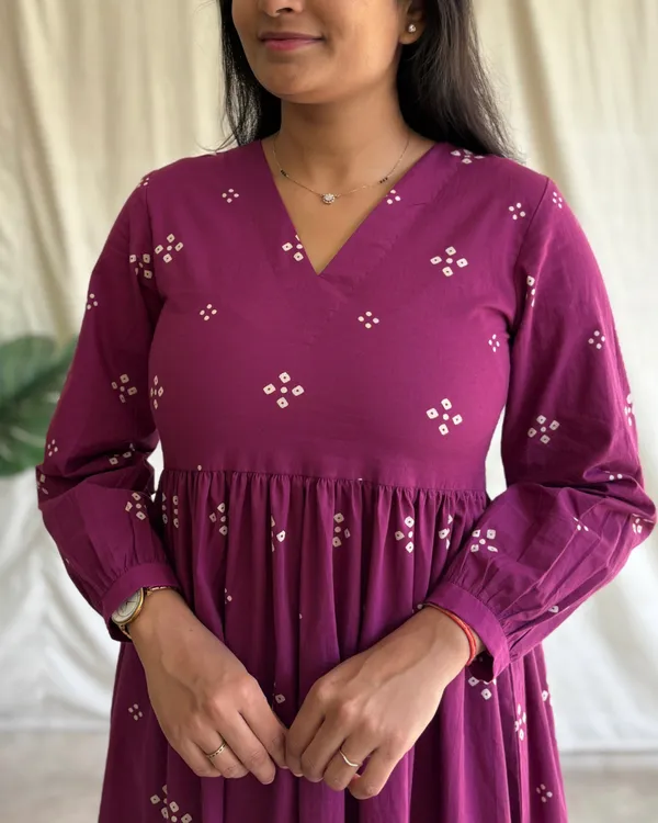 Purple_Cotton_Premium_Dress_For_Women