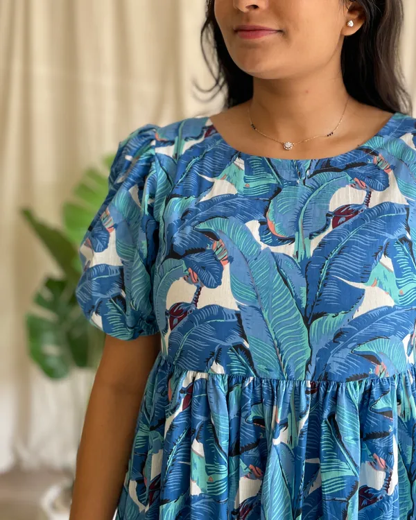 Sky_Blue_Cotton_Premium_Dress_For_Women