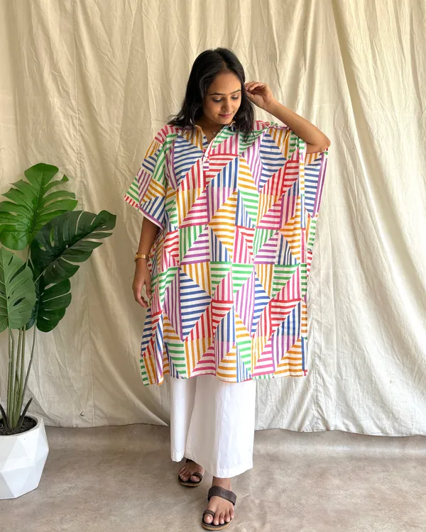 Multicolor_Cotton_Premium_Kurta_Set_For_Women