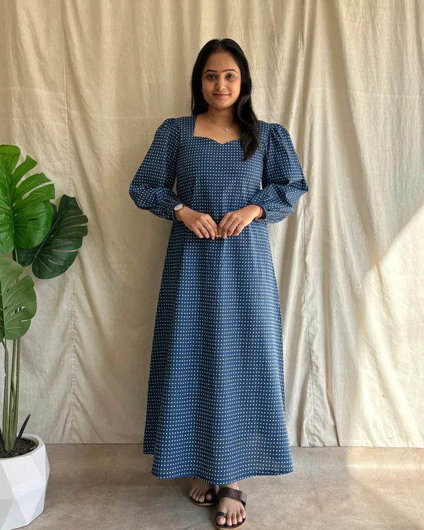 Navy_Blue_Cotton_Premium_Dress_For_Women