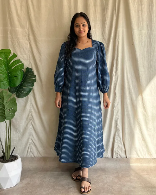 Navy_Blue_Cotton_Premium_Dress_For_Women