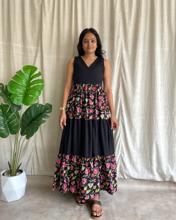 Black_Cotton_Premium_Dress_For_Women
