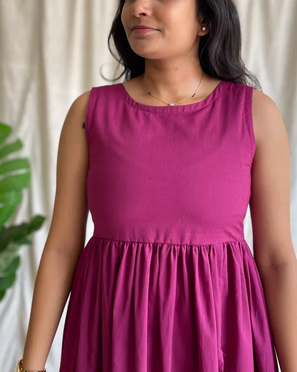 Wine_Cotton_Premium_Kurta_Set_For_Women