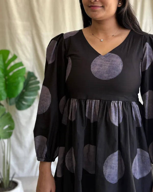Black_Cotton_Premium_Dress_For_Women