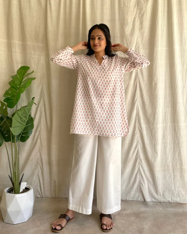 Off_White_And_Red_Cotton_Premium_Co_Ord_Set_For_Women