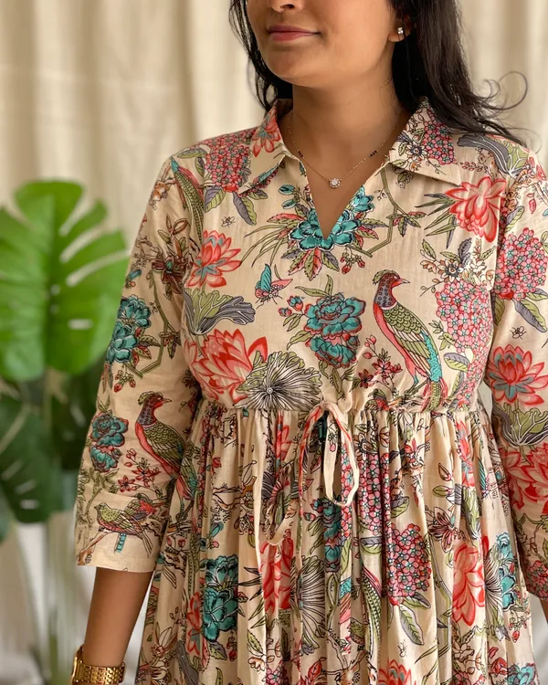 Light_Peach_Cotton_Premium_Dress_For_Women