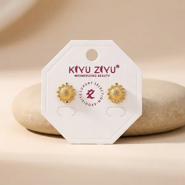 Golden_Sunflower_Textured_Stud_Earrings