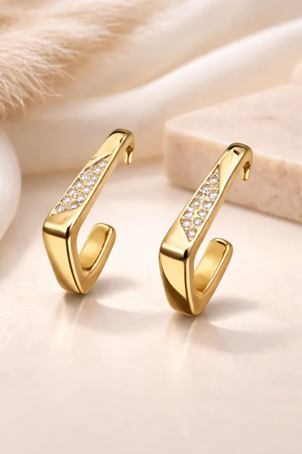 Gold-Plated_Geometric_Huggie_Hoop_Earrings_with_Crystal_Detailing