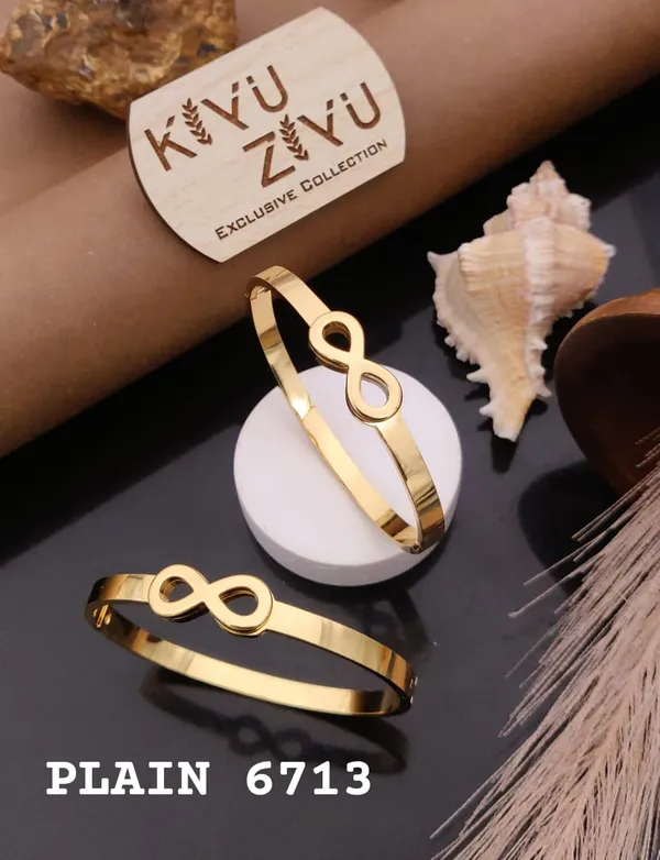 Gold-Plated_Infinity_Symbol_Bracelet_-_Set_Of_2_(Plain_6713)