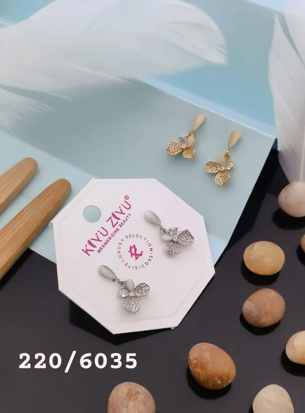 Sparkling_Butterfly_Drop_Earrings_-_Gold_&_Silver_Tone
