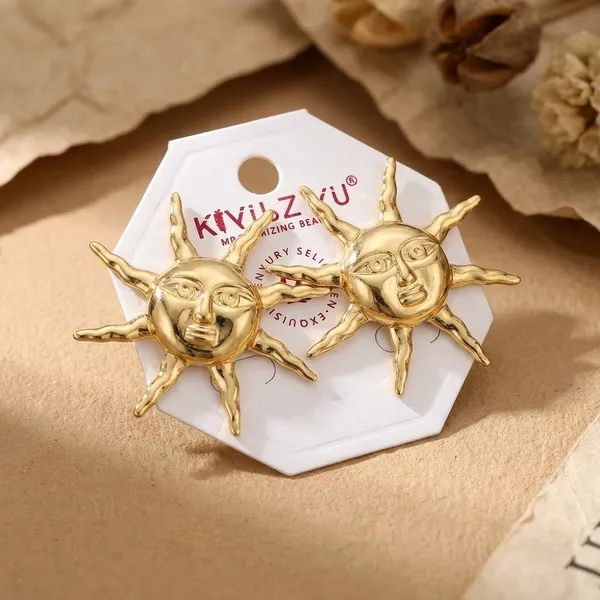 Golden_Sun_Face_Earrings_-_Vintage_Celestial_Stud_Earrings