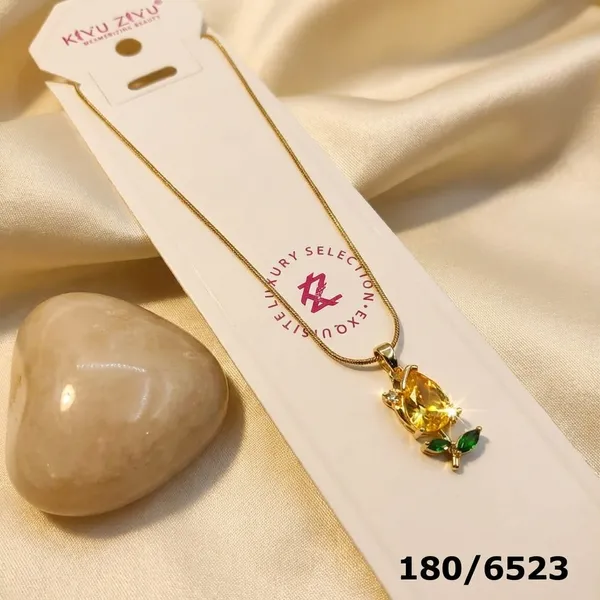 Fruit-Shaped_Gemstone_Pendant_Necklace_Set_Of_3