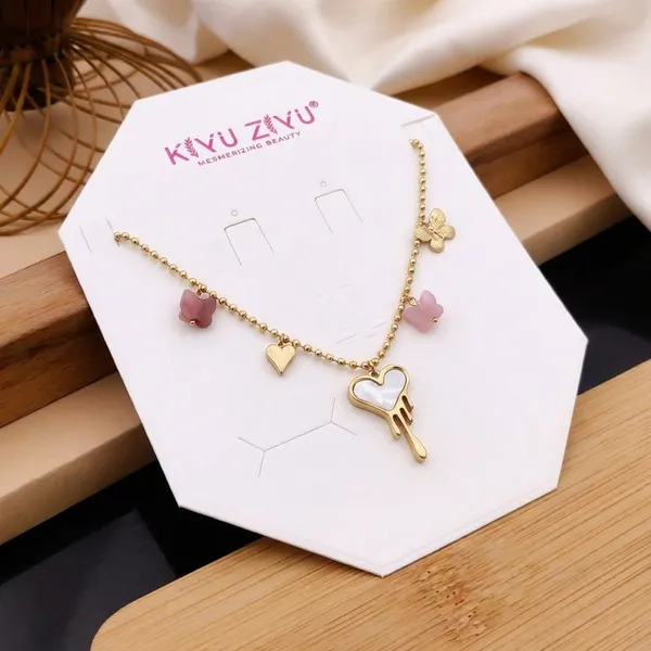 Kyu_Ziyu_Elegant_Heart_Key_Charm_Necklace_With_Pink_Stone_Accents_-_Gold_Plated