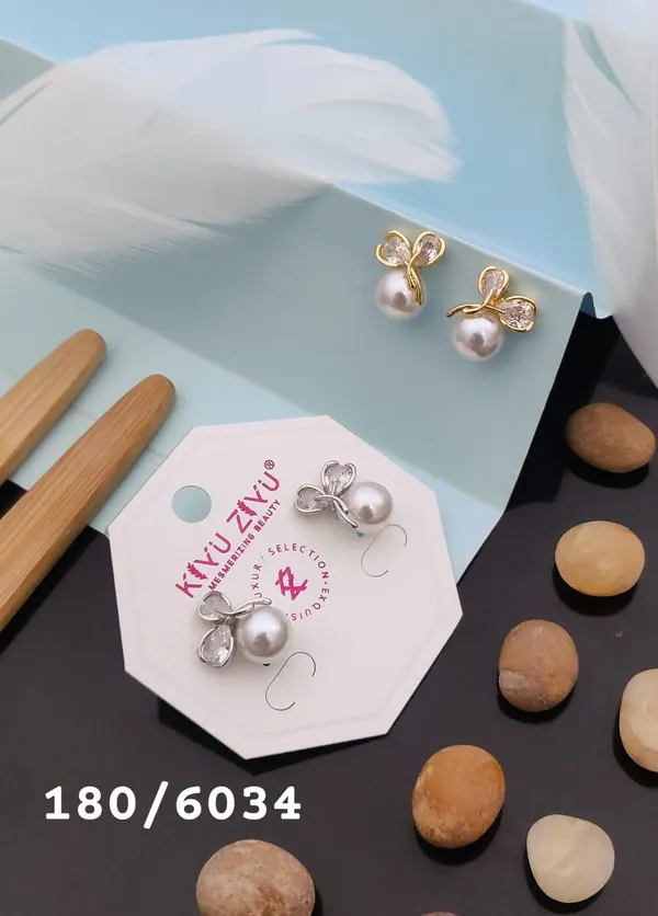 Pearl_Drop_Bow_Stud_Earrings_-_Gold_&_Silver_Toned