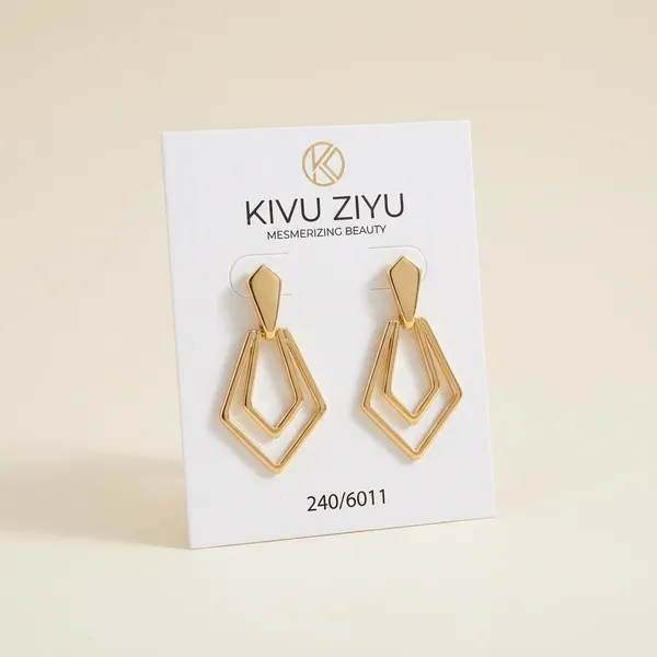 Gold-Toned_Geometric_Wavy_Stud_Earrings