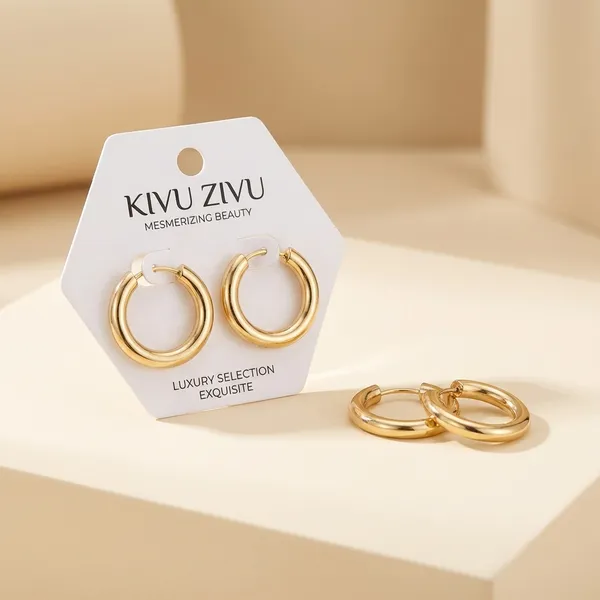 Gold-Toned_Chunky_Hoop_Earrings_For_Women