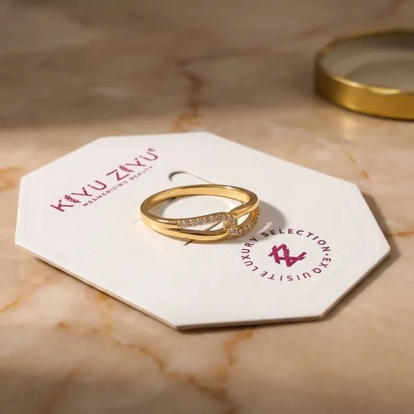 Elegant_Zirconia-Studded_Gold-Toned_Adjustable_Ring
