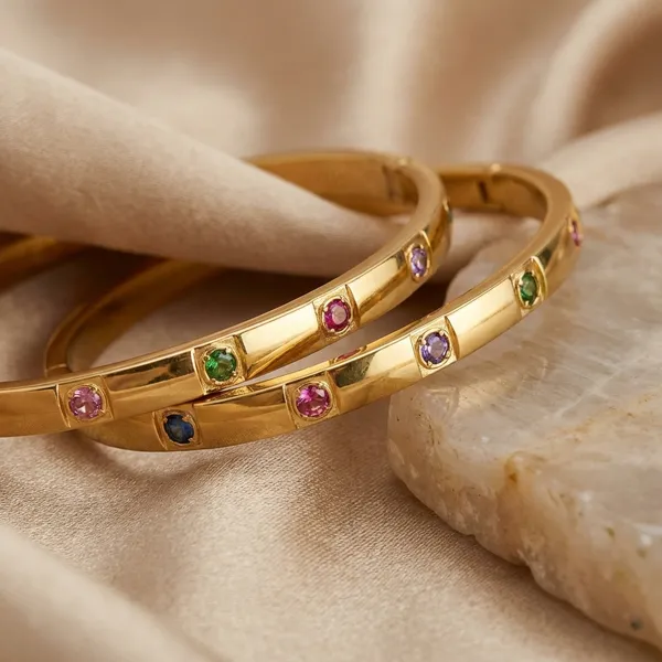 Exclusive_Collection_Gold-Toned_Multicolor_Stone_Embellished_Bangles_Set_Of_2