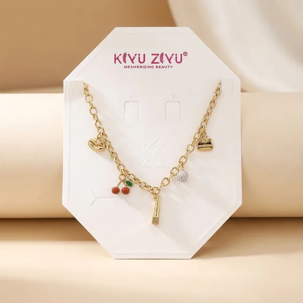 Gold-Toned_Charm_Necklace_With_Fruit_&_Beauty_Pendants