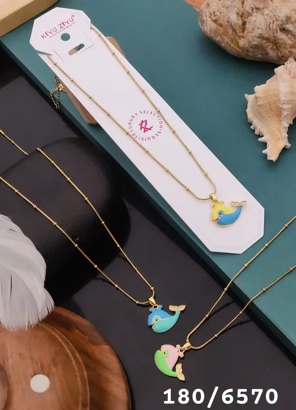 Cute_Whale_Charm_Pendant_Necklace_For_Kids_-_Gold_Plated_Chain_With_Colorful_Enamel_Design