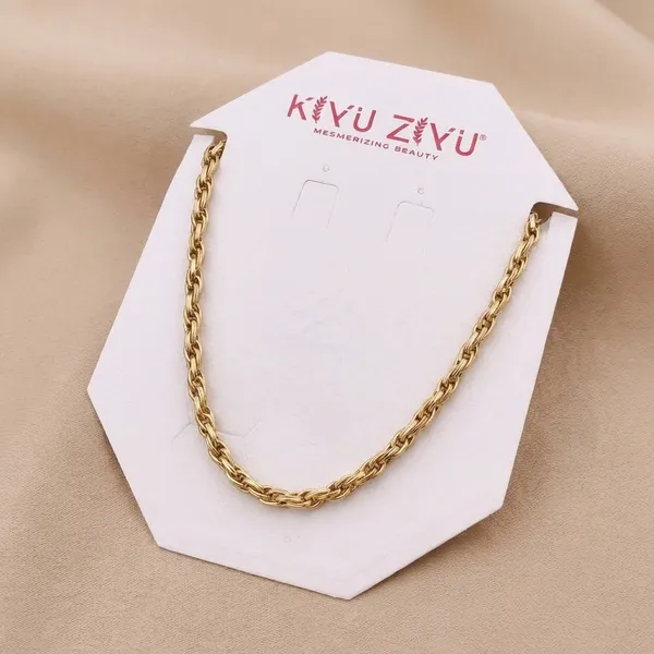 Gold_Plated_Chain_Necklace_Set_-_Classic_Link_Design
