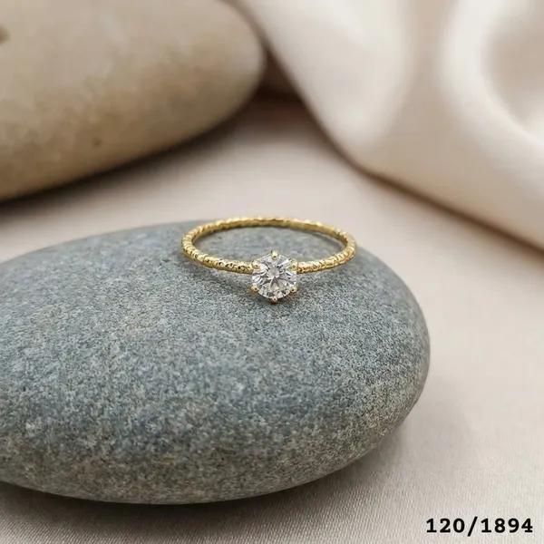 Kyuzenj_Twisted_Band_Ring_-_Dainty_Gold-Tone_Minimalist_Ring_For_Women