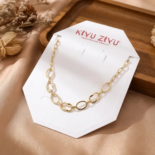 Gold-Toned_Chain_Link_Necklace_Set_By_Kiyu_Ziyu
