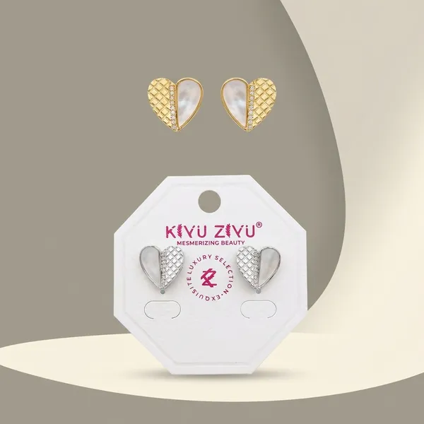 Heart-Shaped_Textured_Gold_And_Silver_Tone_Earrings_-_Kikuzatv