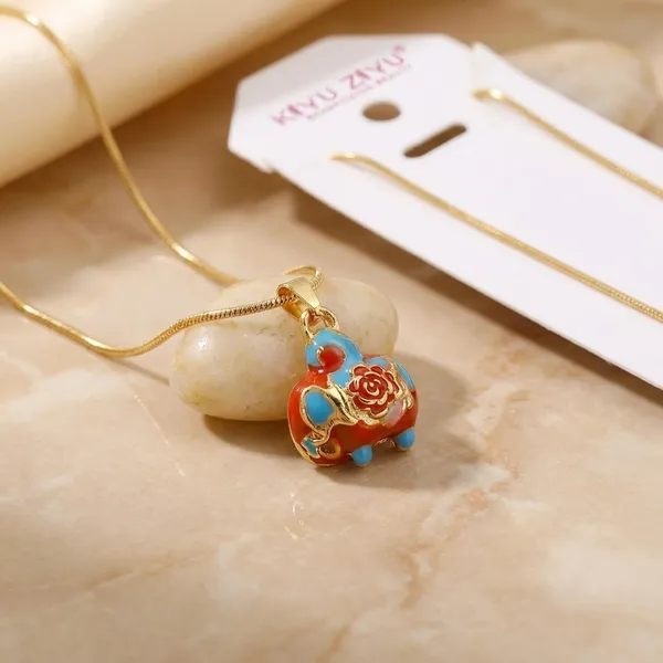 Sparkling_Elephant_Pendant_Necklace_-_Cute_Animal_Charm_With_Colorful_Crystals