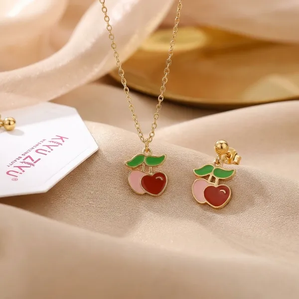 Cherry_Charm_Jewelry_Set_-_Necklace_&_Earrings